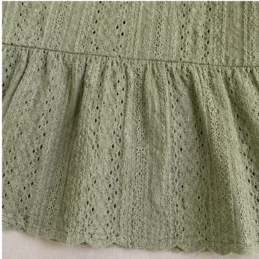 Sage Peplum Top - Picture 6 of 6